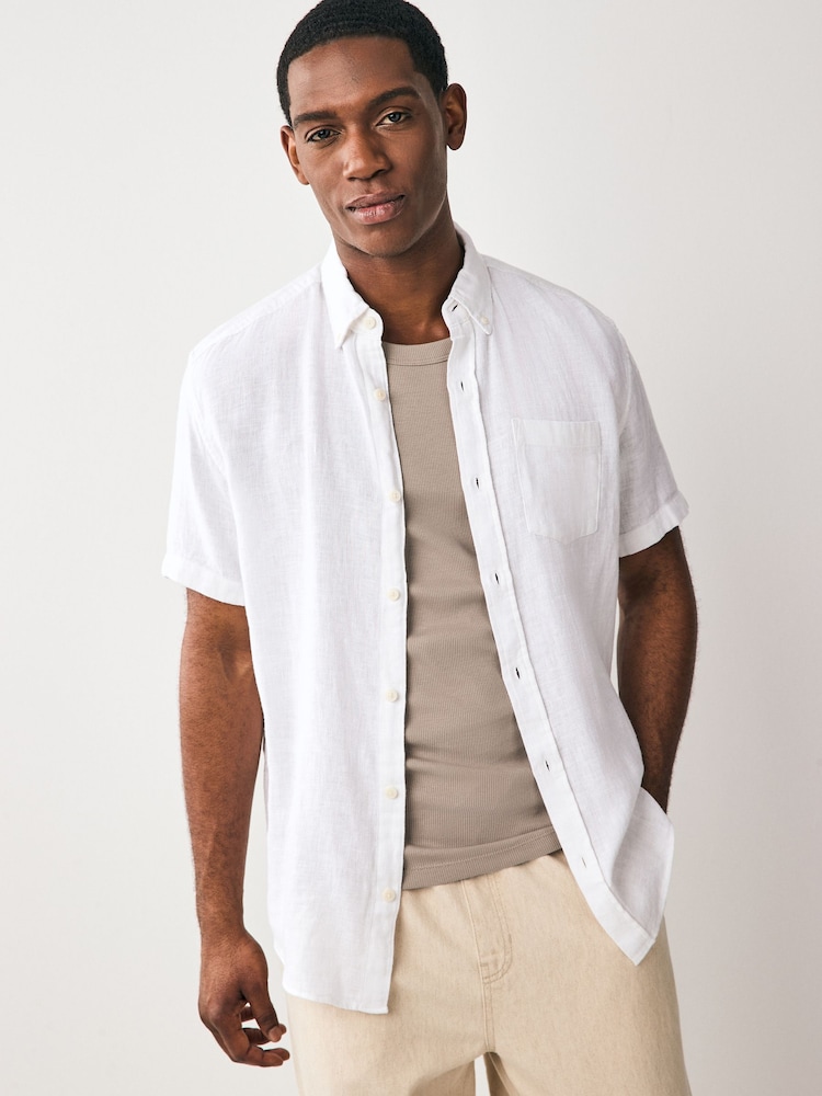 Neutral Slim Fit Ribbed Vest - Image 4 of 7