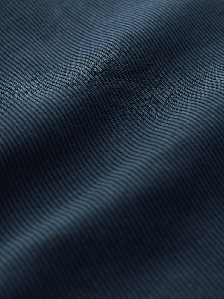 Azul marino - Ribbed Short Sleeve Crew T-Shirt - Imagen 7 de 7 Azul marino - Ribbed Short Sleeve Crew T-Shirt - Imagen 7 de 7