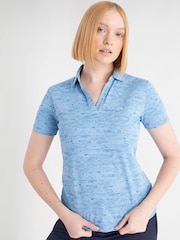 Calvin Klein Golf Slate Printed Polo Shirt - Image 1 of 9