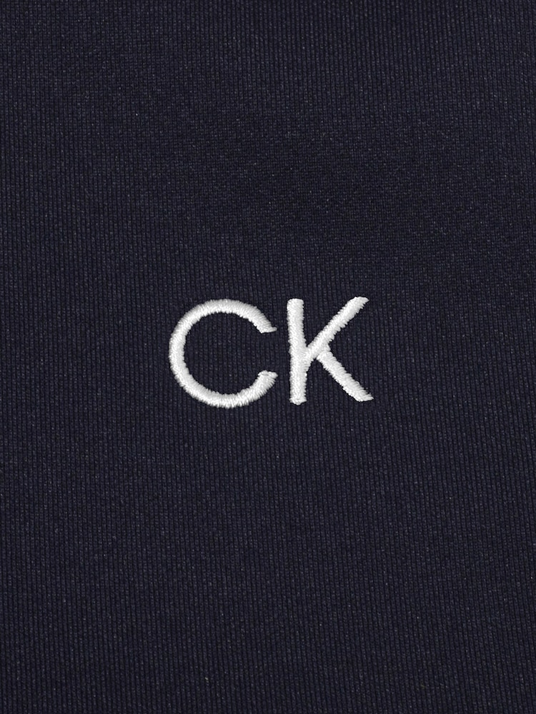 Calvin Klein Golf Blue Cecily Hybrid Quarter Zip Sweater - Image 8 of 8