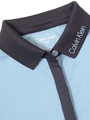 Azul - Calvin Klein Golf Whitney L/Sleeve Polo Shirt - Imagen 7 de 9