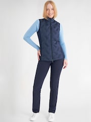 Calvin Klein Golf Blue Caddo Sonic Welding Gilet - Image 3 of 10