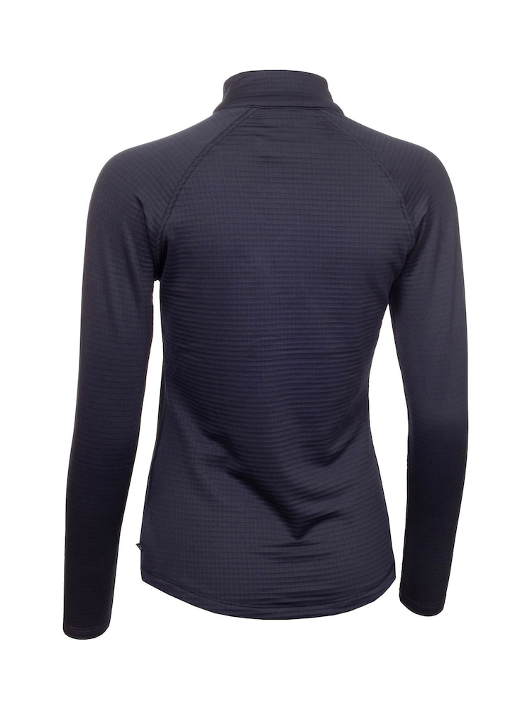 Calvin Klein Golf Blue Lantanas Textured Quarter Zip Sweater - Image 6 of 8