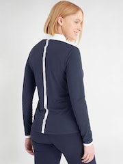 Azul oscuro - Calvin Klein Golf Whitney L/Sleeve Polo Shirt - Imagen 2 de 9