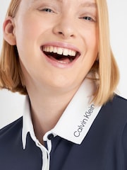 Azul oscuro - Calvin Klein Golf Whitney L/Sleeve Polo Shirt - Imagen 4 de 9