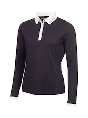 Azul oscuro - Calvin Klein Golf Whitney L/Sleeve Polo Shirt - Imagen 5 de 9