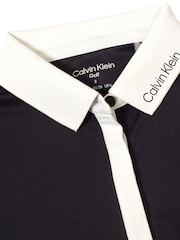 Azul oscuro - Calvin Klein Golf Whitney L/Sleeve Polo Shirt - Imagen 7 de 9