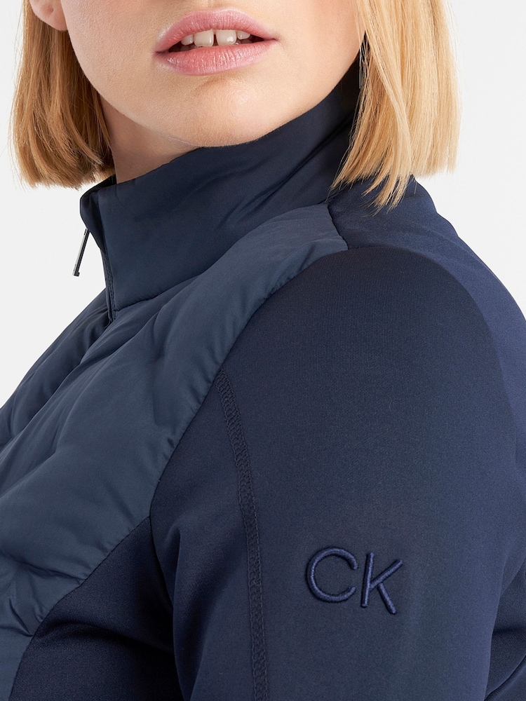 Calvin Klein Golf Blue Caddo Sonic Welding Jacket - Image 4 of 9
