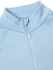Calvin Klein Golf Blue Lantanas Textured Quarter Zip Sweater - Image 7 of 8