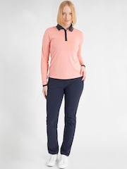 Naranja - Calvin Klein Golf Whitney L/Sleeve Polo Shirt - Imagen 2 de 9