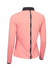 Naranja - Calvin Klein Golf Whitney L/Sleeve Polo Shirt - Imagen 6 de 9