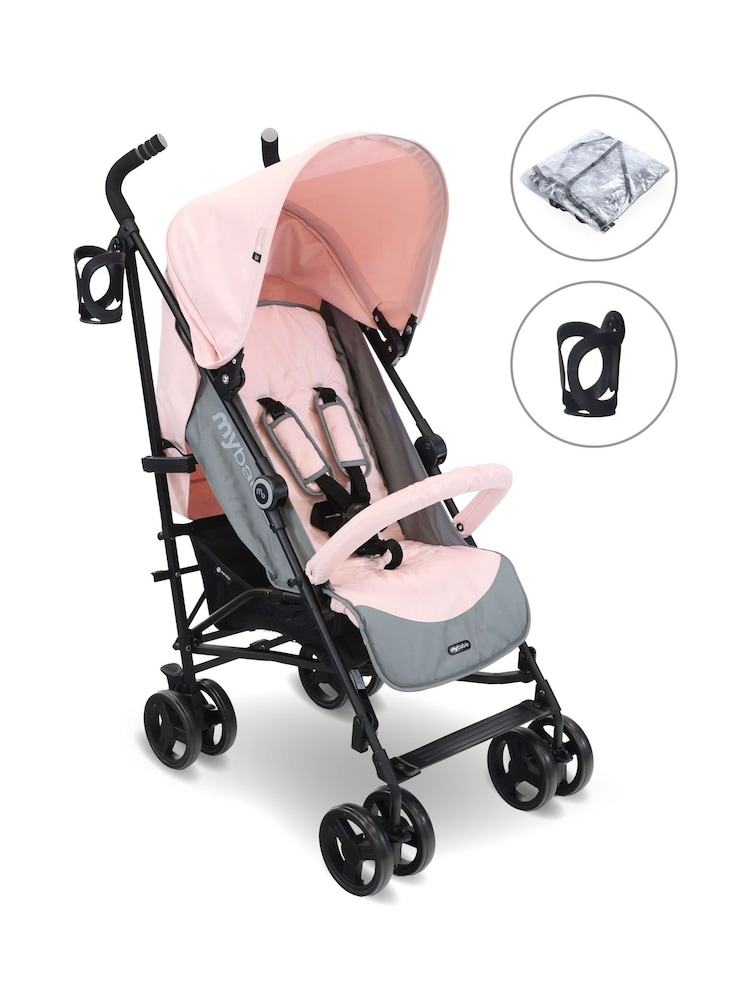 My Babiie Pink MB02 Lightweight Stroller - Image 1 of 6