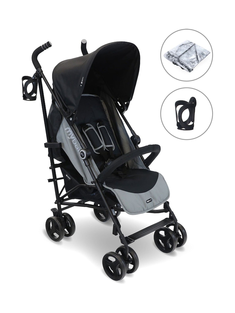 My Babiie Black MB02 Lightweight Stroller - Image 1 of 5