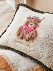 Cowboy Hamish The Highland Cow Cushion - Imagem 2 de 5