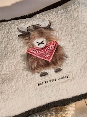 Cowboy Hamish The Highland Cow Cushion - Imagem 3 de 5