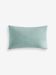 Blurred Abstract Printed Velvet 50 x 30cm Cushion - Imagen 4 de 5