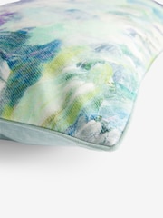 Blurred Abstract Printed Velvet 50 x 30cm Cushion - Imagen 5 de 5