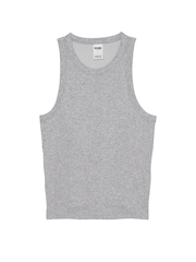 Victoria's Secret PINK Grey Heather Rib Tank Top - Image 3 of 3
