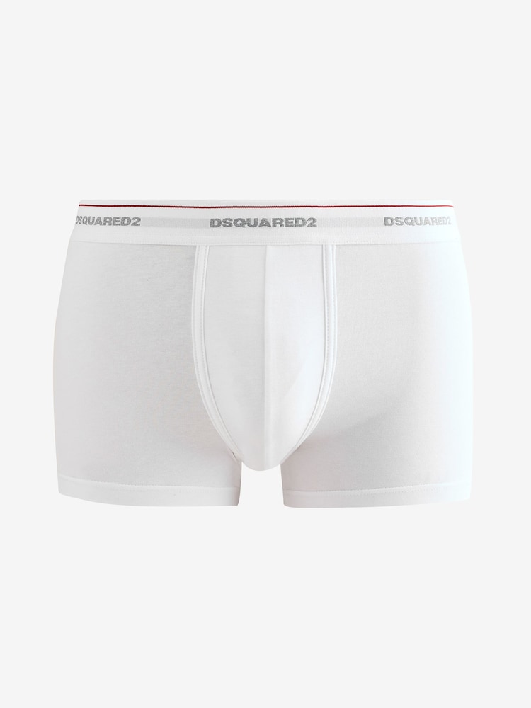 DSquared2 White/Black Underwear Logo Boxers 3 Pack - Image 2 of 4