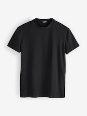 DSquared2 White/Black Underwear Short Sleeve Logo T-Shirts 3 Pack - Image 3 of 4