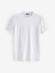 DSquared2 White/Black Underwear Short Sleeve Logo T-Shirts 3 Pack - Image 4 of 4