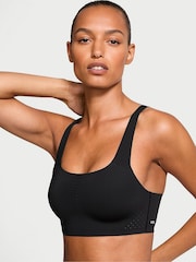 Victoria's Secret Black Back Close Featherweight Max High Support Sports Bra - Image 1 of 4