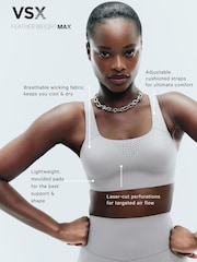 Victoria's Secret Black Back Close Featherweight Max High Support Sports Bra - Image 4 of 4