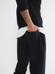 River Island Black Regular Fit Essential Funnel 100% Cotton Joggers Pack - Image 4 of 6