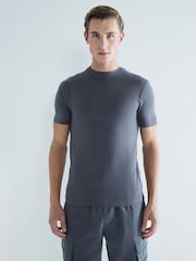River Island Grey Muscle Fit T-Shirts 3 Pack - Image 2 of 6