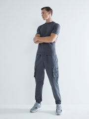 River Island Grey Muscle Fit T-Shirts 3 Pack - Image 3 of 6
