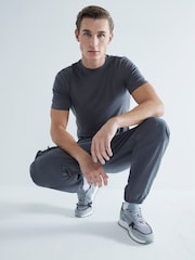 River Island Grey Muscle Fit T-Shirts 3 Pack - Image 4 of 6