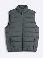 River Island Blue Light Quilted Gilet - Image 5 of 6