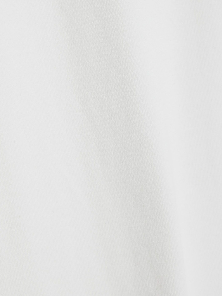 River Island White Muscle Fit 100% Cotton T-Shirts 3 Pack - Image 5 of 5