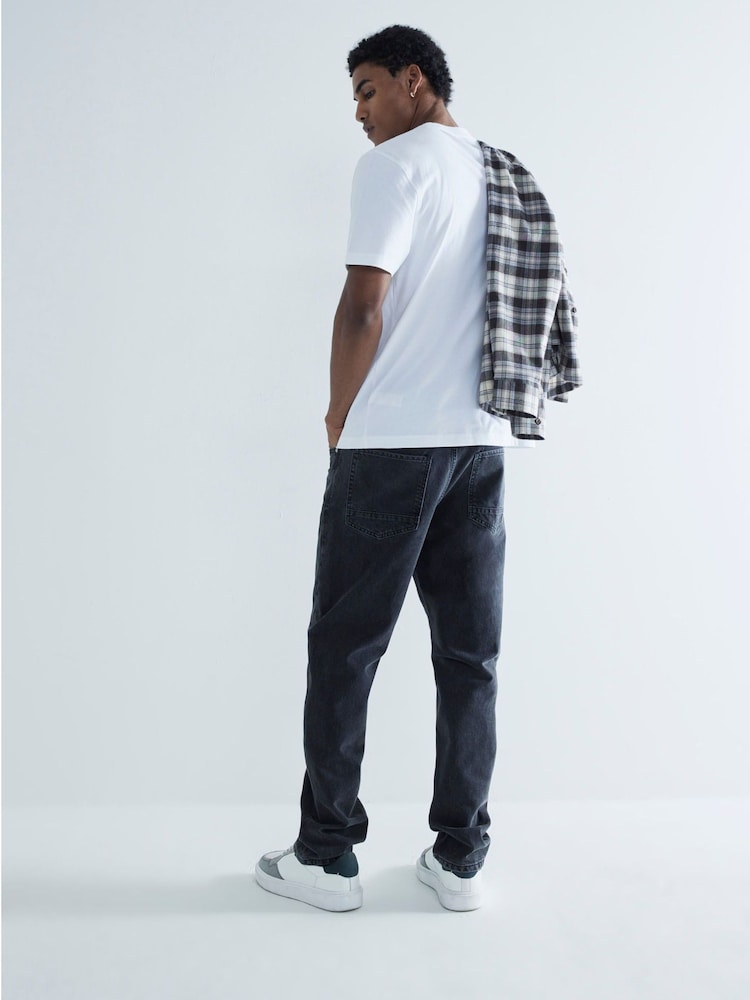 River Island White Regular Fit T-Shirts 3 Pack - Image 3 of 6