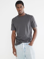 River Island Blue Slim Fit T-Shirts 3 Pack - Image 3 of 6