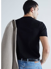 River Island Black Slim Fit T-Shirts 3 Pack - Image 3 of 5