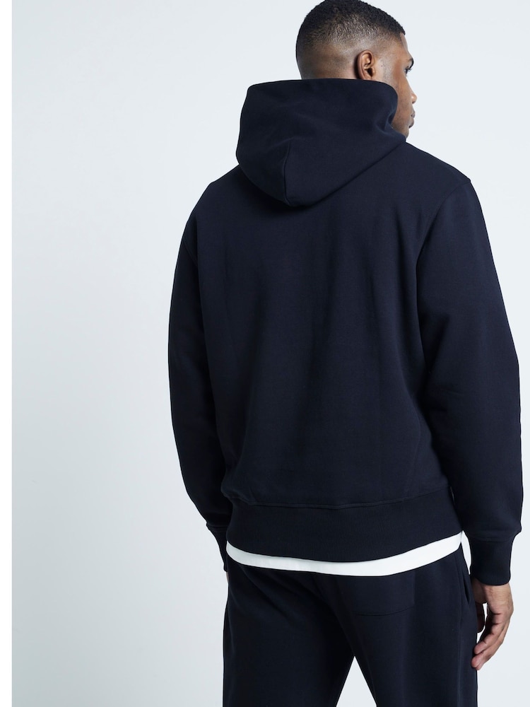 River Island Black Long Sleeve Essential Hoodie - Image 2 of 9