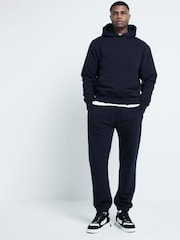 River Island Black Long Sleeve Essential Hoodie - Image 4 of 9
