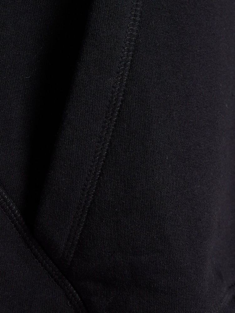 River Island Black Long Sleeve Essential Hoodie - Image 9 of 9
