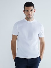 River Island White Slim Fit T-Shirts 3 Pack - Image 2 of 5