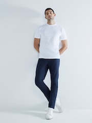 River Island White Slim Fit T-Shirts 3 Pack - Image 3 of 5