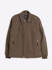 River Island Green Padded Utility Jacket - Image 5 of 6