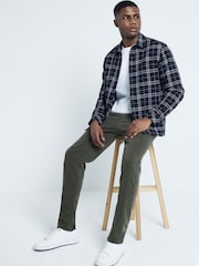 River Island Green Slim Fit 100% Cotton Jeans - Image 1 of 6