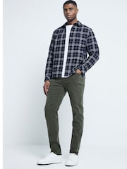 River Island Green Slim Fit 100% Cotton Jeans - Image 2 of 6