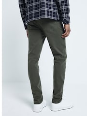 River Island Green Slim Fit 100% Cotton Jeans - Image 3 of 6