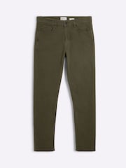 River Island Green Slim Fit 100% Cotton Jeans - Image 5 of 6