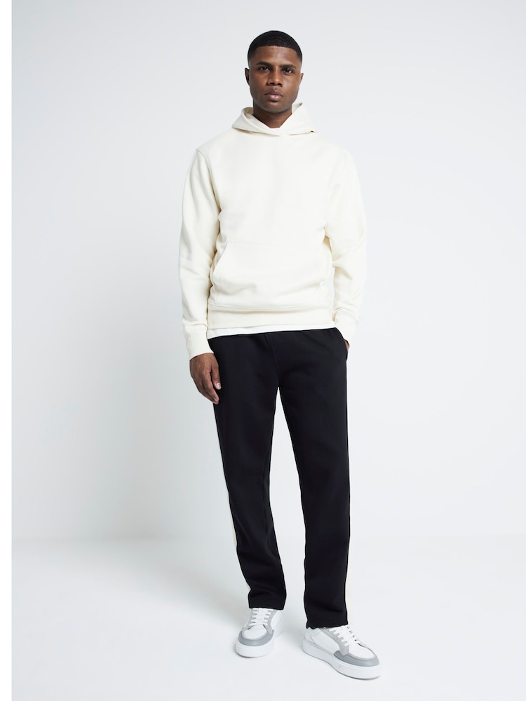 River Island Cream Long Sleeve Essential Hoodie - Image 3 of 6
