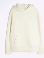 Cream - River Island Mânecă lungă Esențiale Hanorac cu glugă - Image 5 of 6