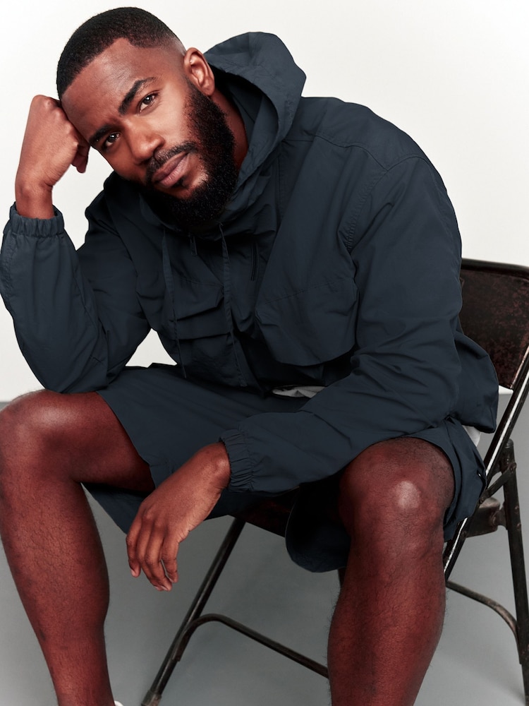 Black Overhead Quarter Zip Jacket - Image 1 of 7 Black Overhead Quarter Zip Jacket - Image 1 of 7