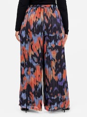 Lovedrobe Blue Wide Leg Printed Trousers - Image 3 of 6
